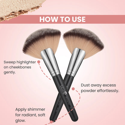 London Prime Large Fan Brush [LP 332]