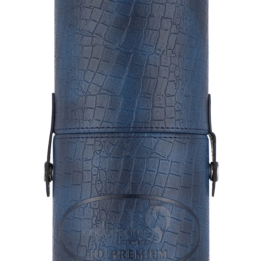 London Prime Cosmetics Brush Holder Cylinder Shaped Blue (Big)