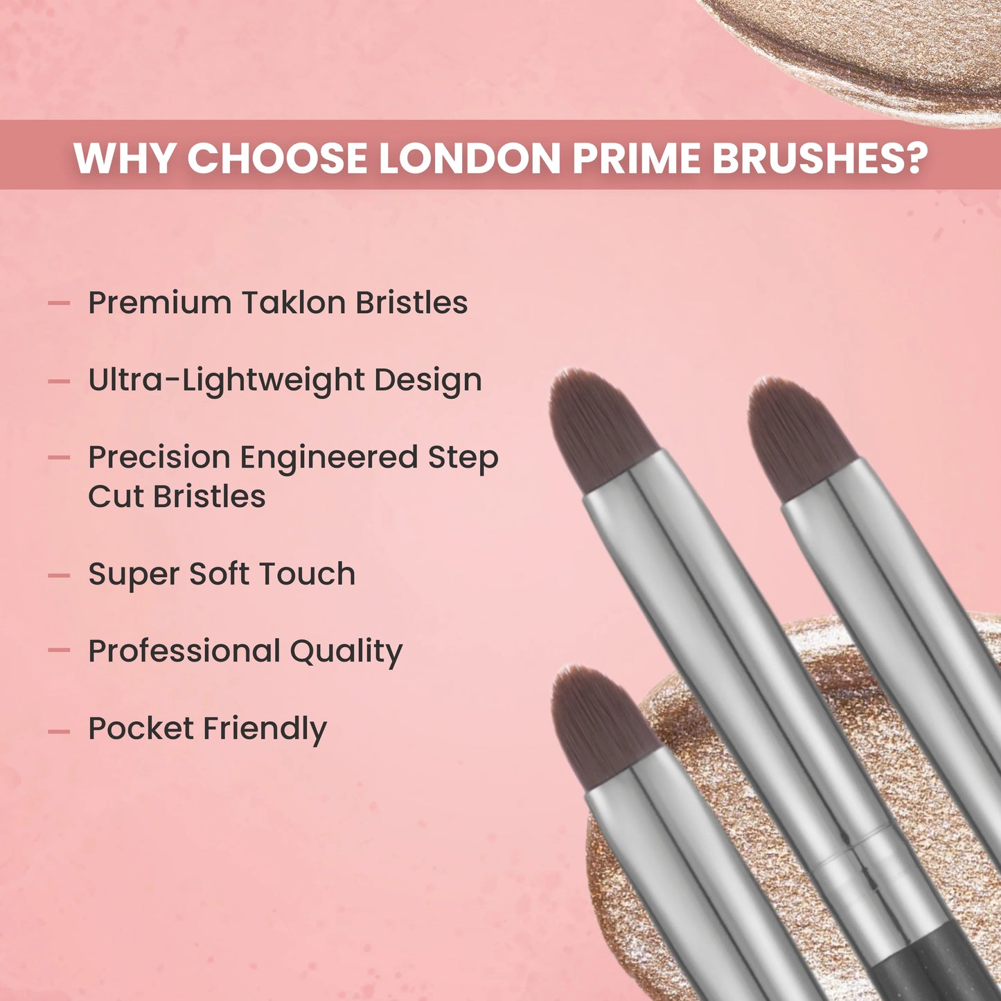 London Prime HD Eyeshadow Applicator [LP324]