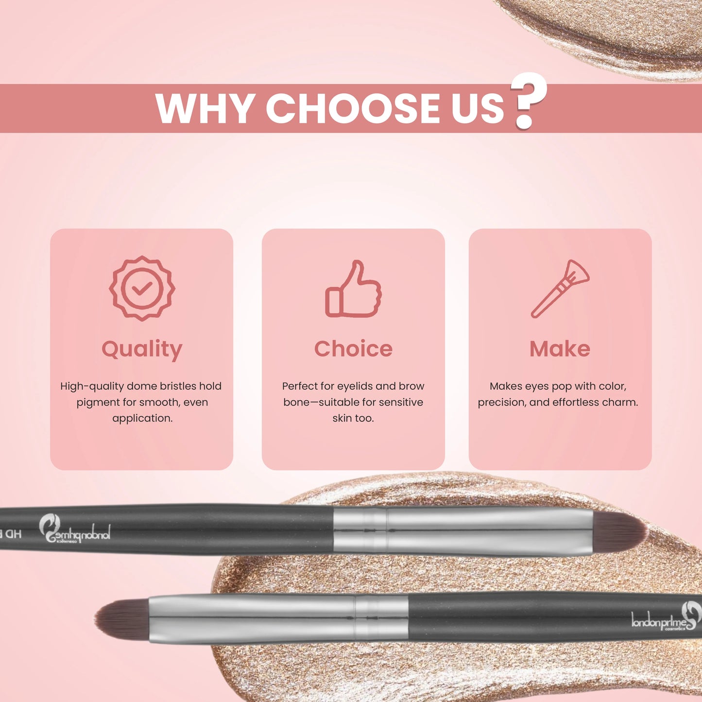 London Prime HD Eyeshadow Applicator [LP324]