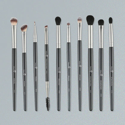 London Prime HD Eye Essential Brush Set 10 Pcs