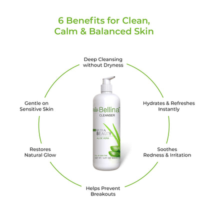 Bellina Aloe Vera Cleanser 500ml