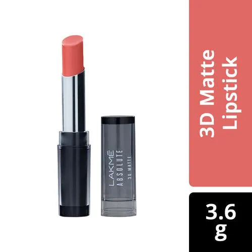 Lakme Absolute 3D Lipstick - Peach Pinch