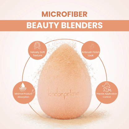 London Prime Microfiber Velvet Sponge - Orange