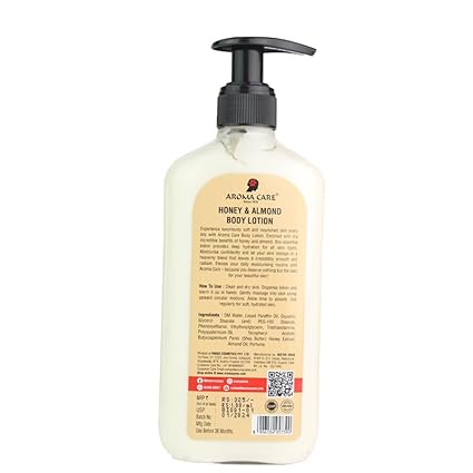 AROMA CARE HONEY & ALMOND EXTRACT BODY LOTION 300ML