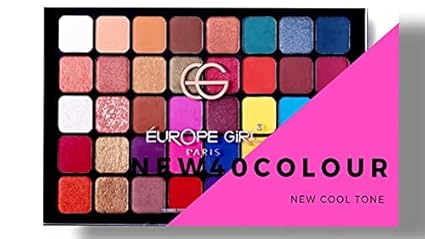 EUROPE GIRL 40 SHADE COOL TONE EYESHADOW PALETTE