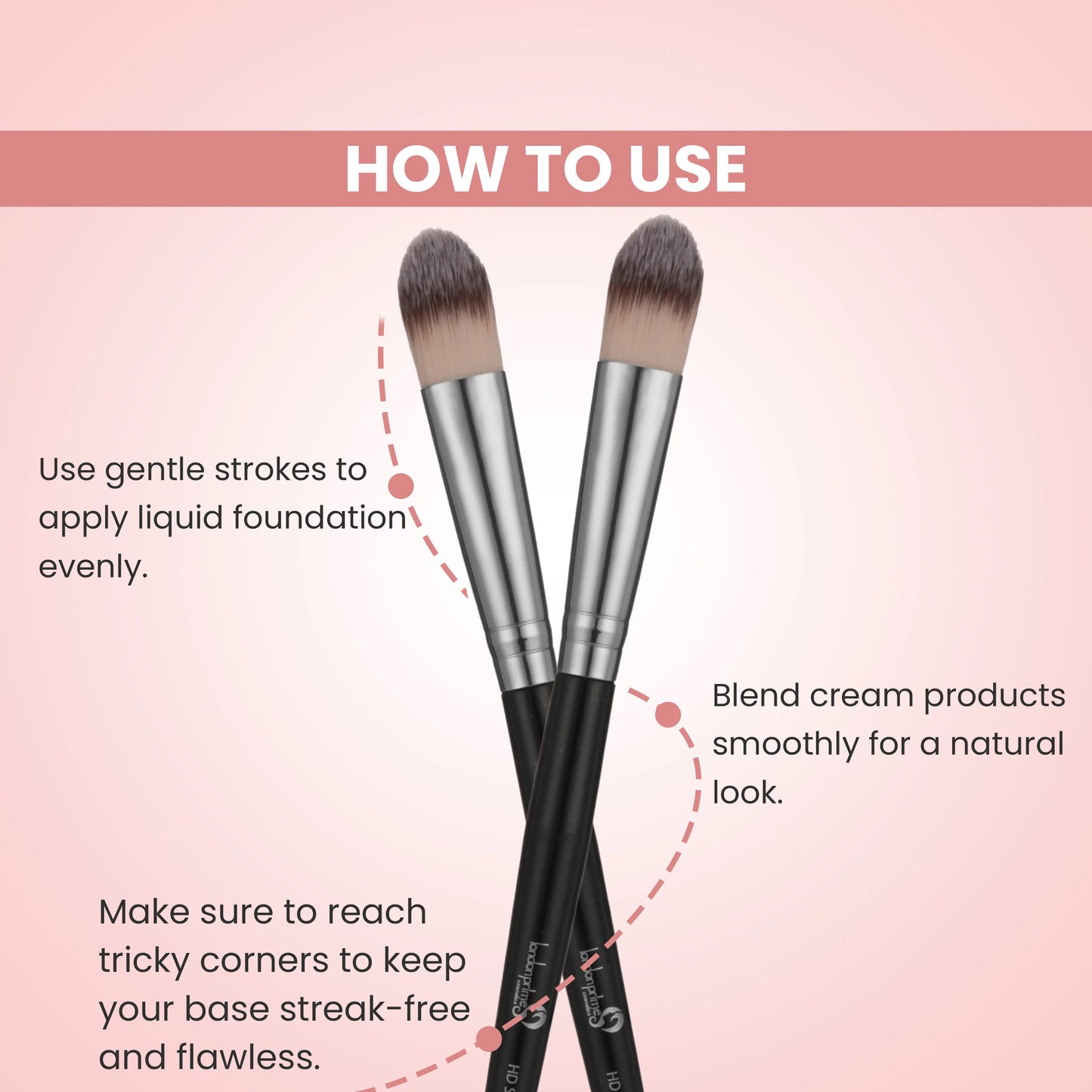 London Prime Small Foundation Brush [LP 329]