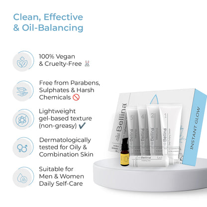 Bellina Skin Lightening Facial Kit (For Oily to Combination Skin)