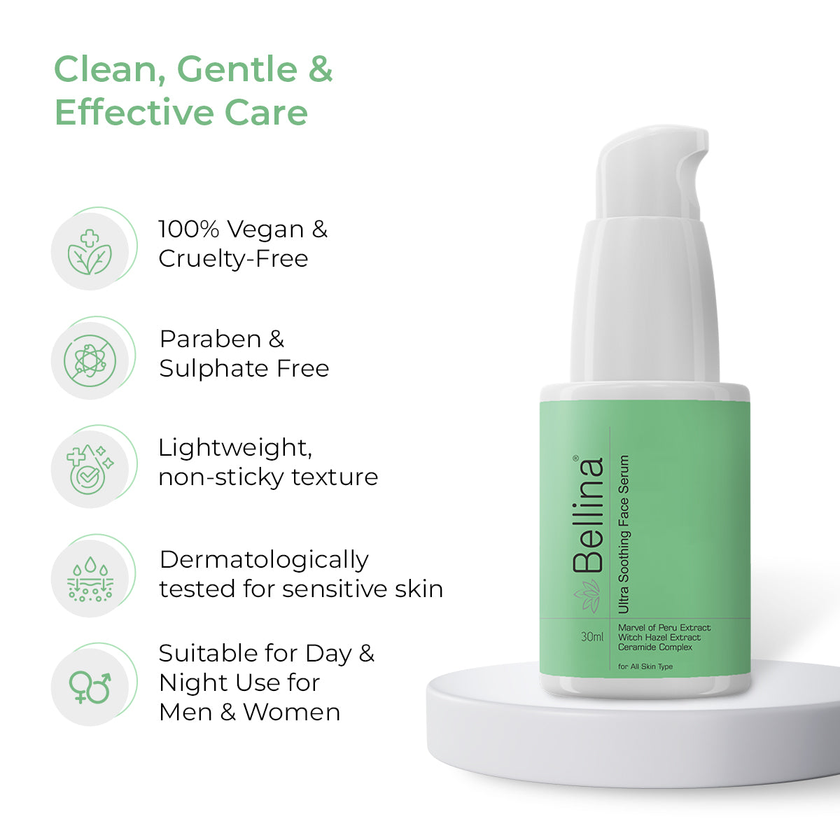 BELLINA ULTRA SOOTHING FACE SERUM