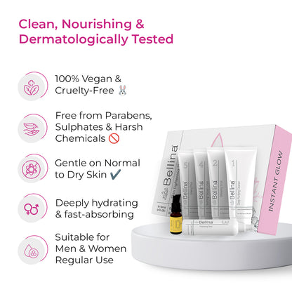 Bellina Skin Lightening Facial Kit (For Normal to Dry Skin)