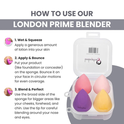 London Prime Mini Beauty Sponges (set of 4)
