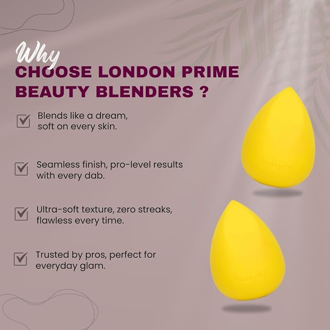 London Prime Precision Beauty Blender - Yellow