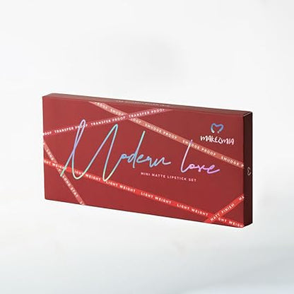 MAKEZMIA LIQUID LIP SET MODERN LOVE 12 PC SET