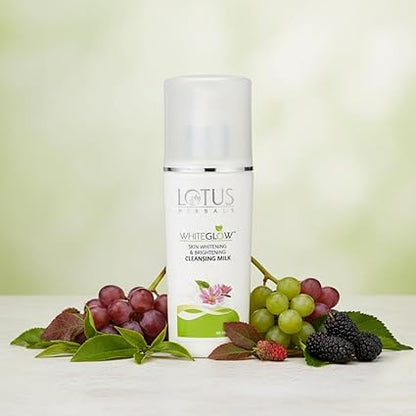 Lotus Herbals WhiteGlow Skin Whitening & Brightening Cleansing Milk (80ml)