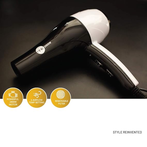 HNK TURBO PROFESSIONAL HAIR DRYER 2400W