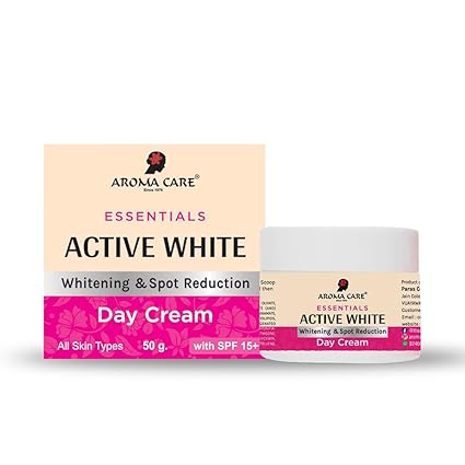 AROMA CARE ACTIVE WHITE WHITEING & SPOT REDUCTION DAY CREAM 50GM