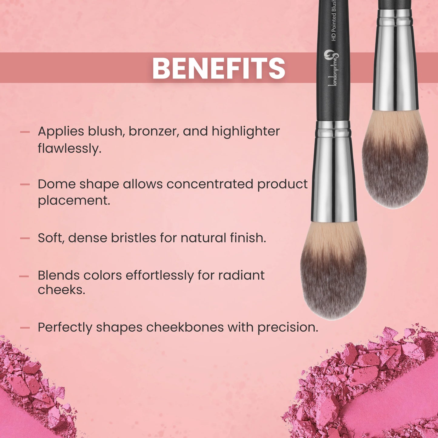London Prime Pointed Blush Brush [LP 333]