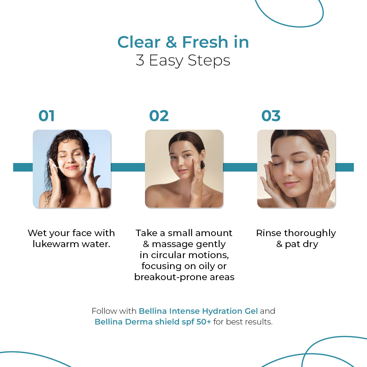 Bellina Oil Clear Face Wash