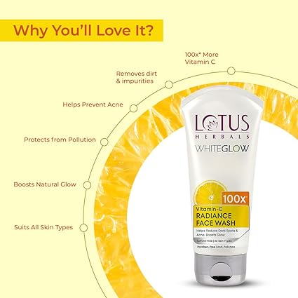 Lotus Herbals WhiteGlow Vitamin C Radiance Face Wash