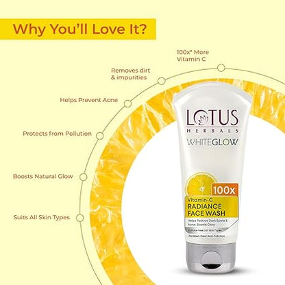 Lotus Herbals WhiteGlow Vitamin C Radiance Face Wash