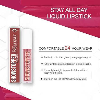 FOREVER 52 Showstopper Liquid Matte Lipstick SHW013