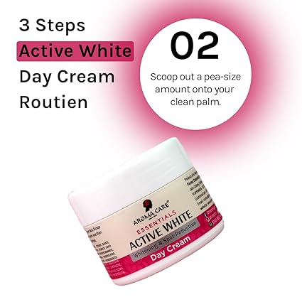 AROMA CARE ACTIVE WHITE WHITEING & SPOT REDUCTION DAY CREAM 50GM