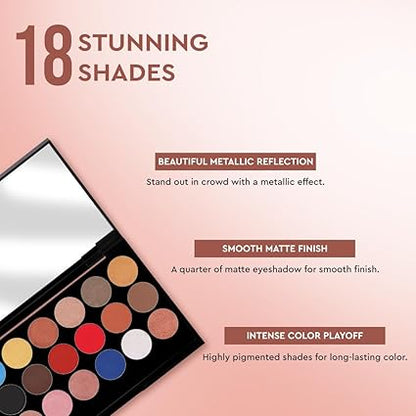 C2P METAL & MATTE EDITION EYESHADOW PALETTE 20G