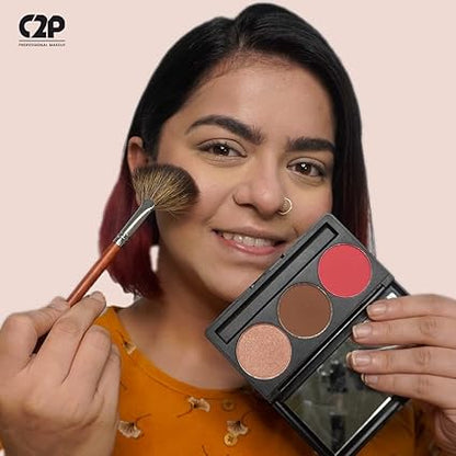 C2P BASIC TRIO 2 (BLUSHER - CONTOUR - HIGHLIGHTER)