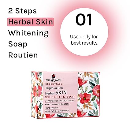 AROMA CARE HERBAL SKIN WHITENING SOAP 75GM
