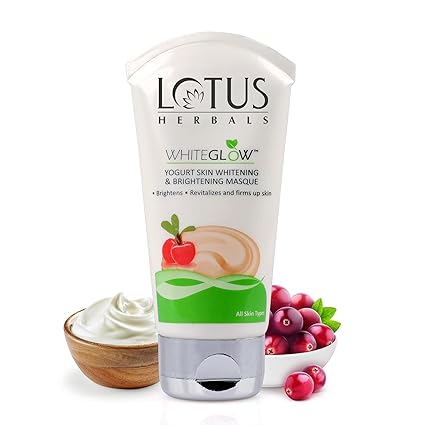 LOTUS HERBAL WHITEGLOW Yogurt Skin Whitening & Brightening Masque (80 g)