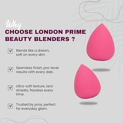 London Prime Precision Beauty Blender - Cameo Pink