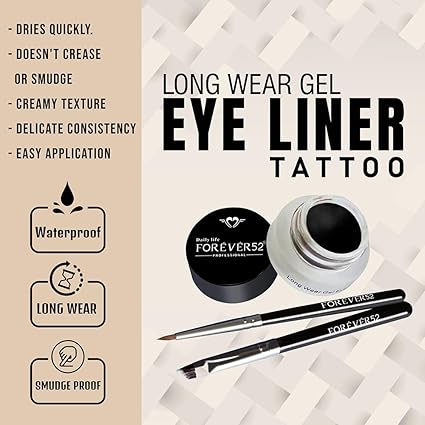 Forever 52 Long Wear Gel Eyeliner & Tattoo GT001 (5gm)