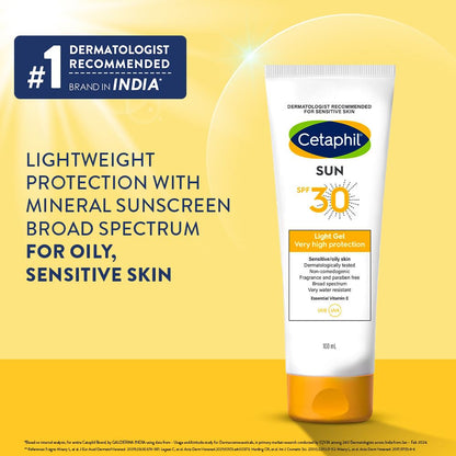 Cetaphil Sun Spf 30 Sunscreen Gel (100ml)