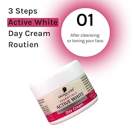 AROMA CARE ACTIVE WHITE WHITEING & SPOT REDUCTION DAY CREAM 50GM