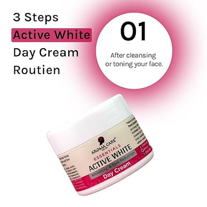 AROMA CARE ACTIVE WHITE WHITEING & SPOT REDUCTION DAY CREAM 50GM