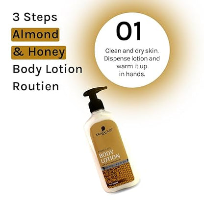 AROMA CARE HONEY & ALMOND EXTRACT BODY LOTION 300ML