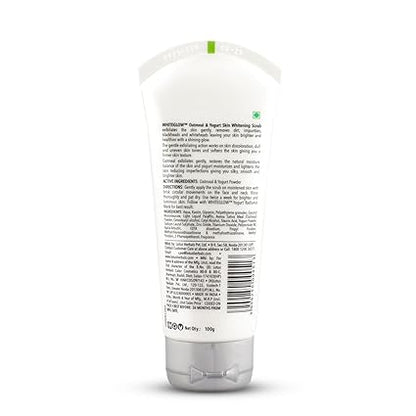 Lotus Herbal WhiteGlow Skin Brightening Oatmeal & Yogurt Scrub 100GM