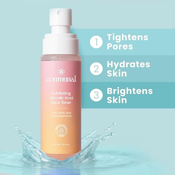 COMMUNAL EXFOLIATING GLYCOLIC ACID FACE TONER