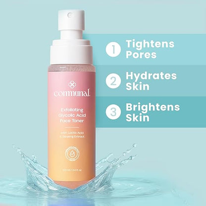 COMMUNAL EXFOLIATING GLYCOLIC ACID FACE TONER