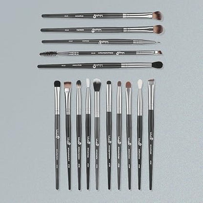 London Prime  HD Pro Eye Essential Brush Set - 15Pcs