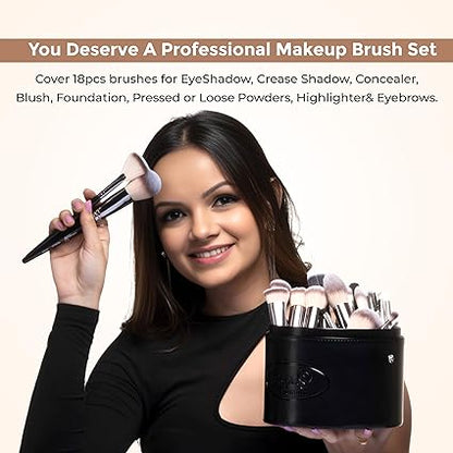 LONDON PRIME HD Premium Brush Set (18 Pcs)
