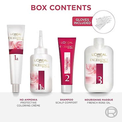 L'Oreal Paris Permanent Hair Colour,Aishwarya'S Brown,Excellence Crème, 4.25