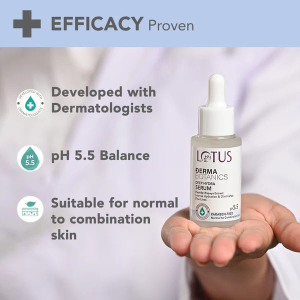 LOTUS HERBAL BOTANICS DEEP HYDRA SERUM 28ML