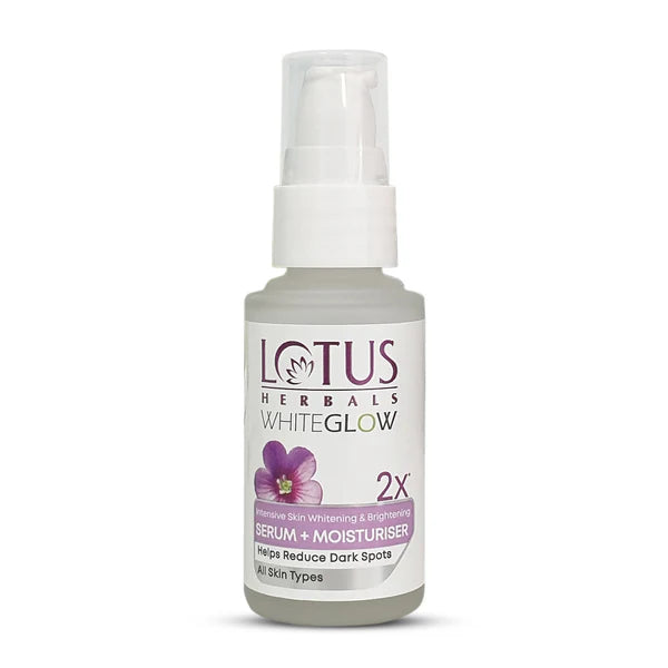 Lotus Herbal WhiteGlow Skin Brightening Serum + Moisturiser 30ml