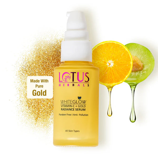 LOTUS HERBAL WHITEGLOW VITAMIN-C + Gold RADIANCE SERUM 30ML