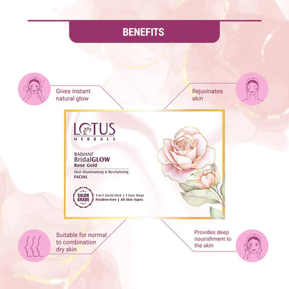 LOTUS HERBAL BRIDALGLOW KIT 4 IN 1