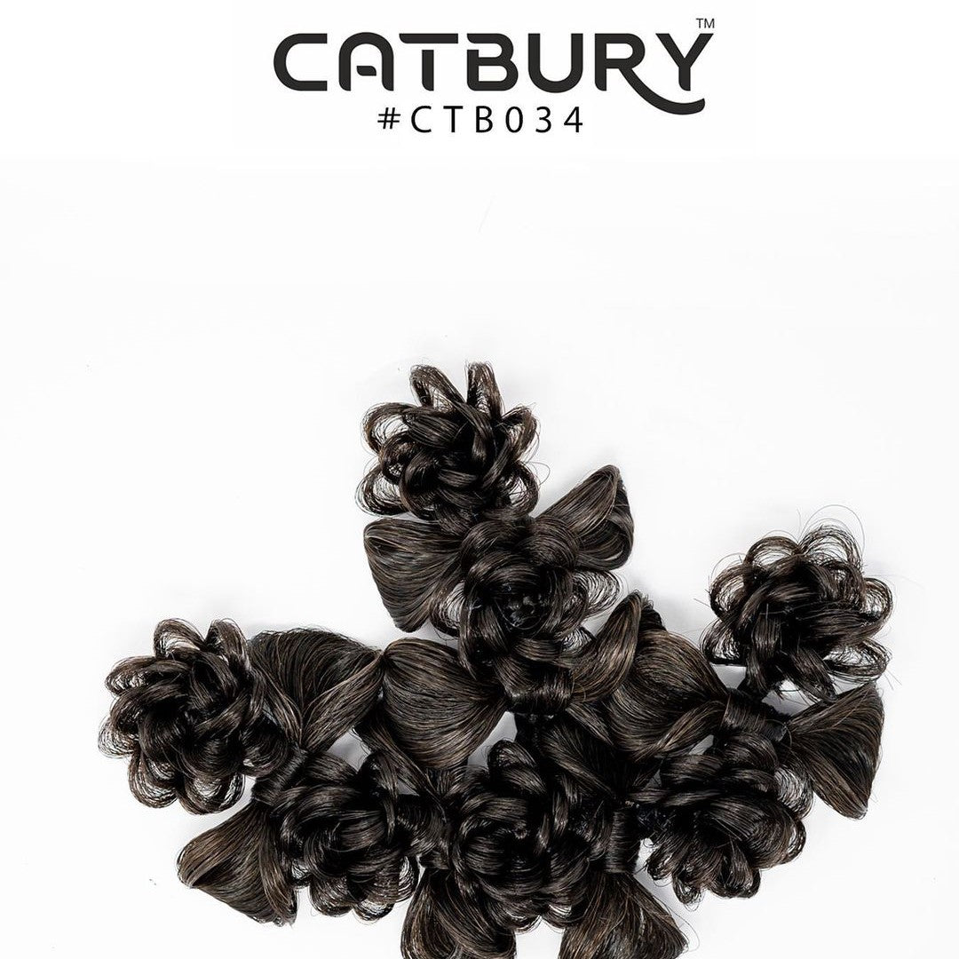 Catbury Bow & Rose Hair Style 1Pcs