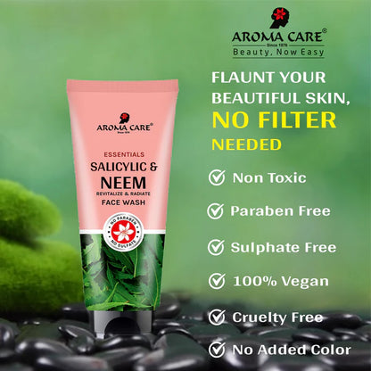 AROMA CARE SALICYLIC & NEEM FACE WASH 50ML