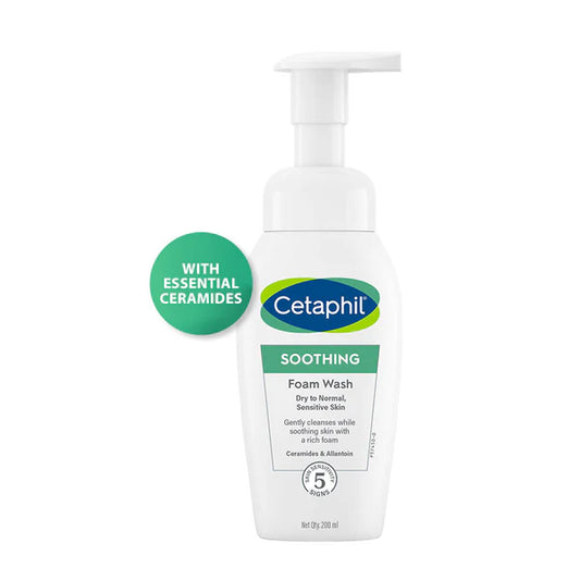 Cetaphil Soothing Foam Wash 200 ml with Ceramides