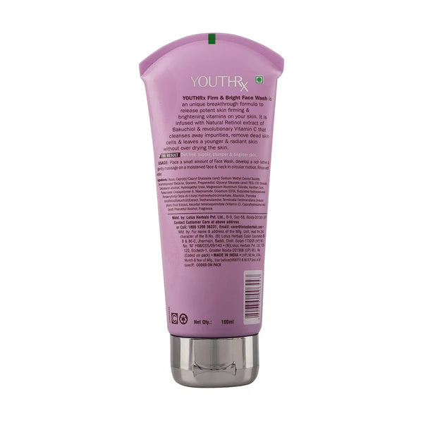 LOTUS HERBAL RX FIRM & BRIGHT FACE WASH 100ML